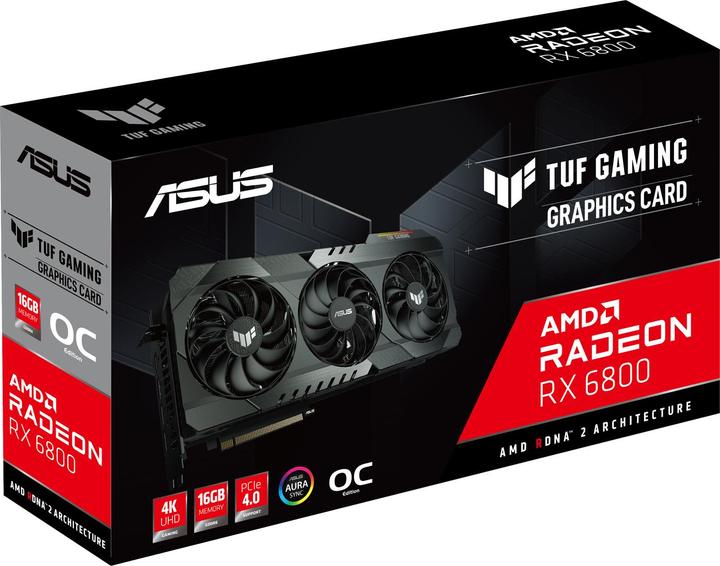 Actual product image ASUS Radeon TUF RX 6800 O16G GAMING (16 GB)