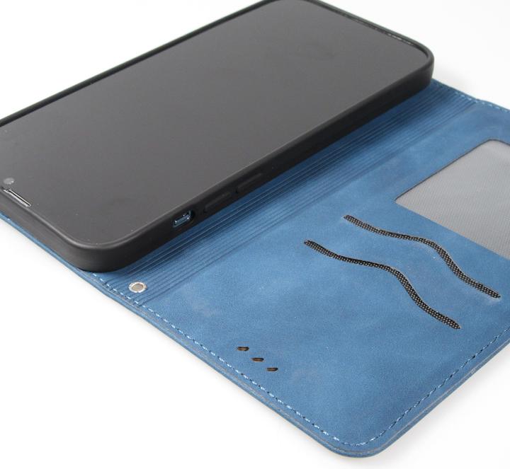 Produktbild PhoneLook Leder Tasche Flip Wallet vintage mit Magnetverschluss und Kartenhalter (Apple iPhone 15 Plus)