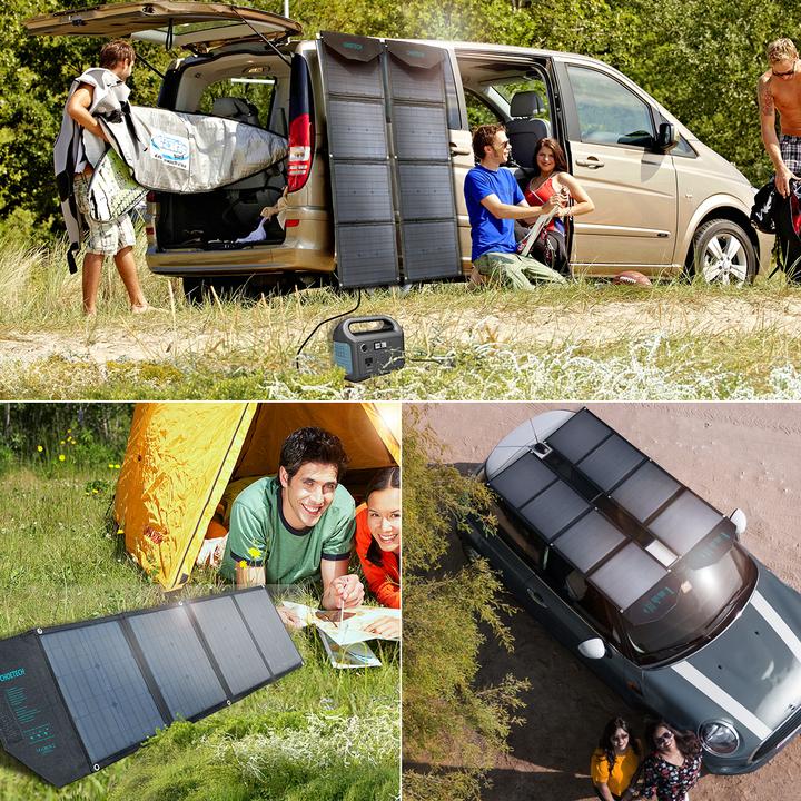 Actual product image Choetech solar charger (80 W, 3.90 kg)