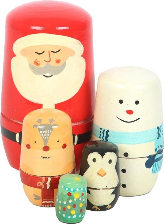 Actual product image Something Different Matryoshka Doll Christmas Doll Set