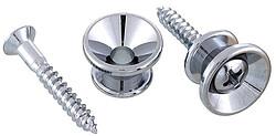 Produktbild AllParts AP AP 0670-010 Gurt Knöpfe (2) chrom (Instrumentengurt)