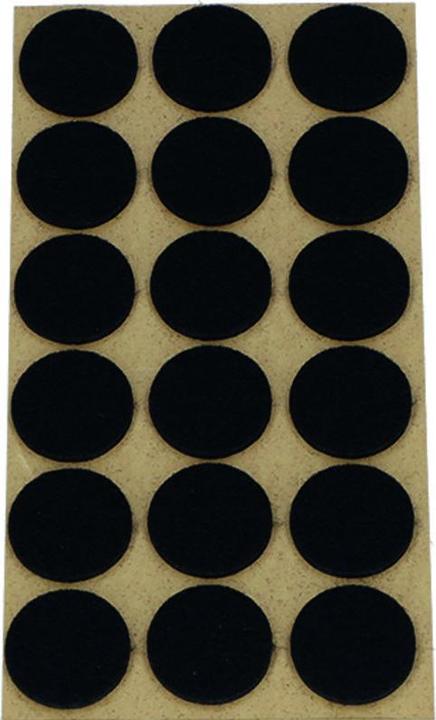 OK-Line Felt gliders round, self-adhesive (Felt gliders, 18 Piece)