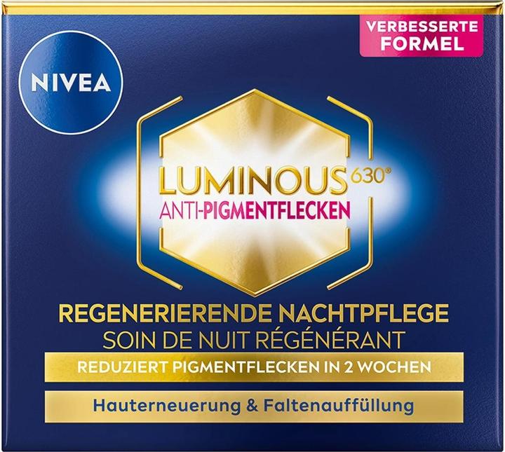 Actual product image NIVEA Cellular Luminous630 anti-pigmentation night cream (50 ml, 24h cream)