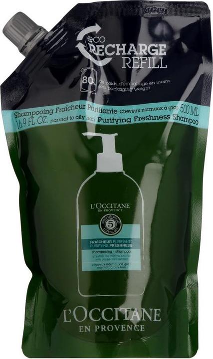 Actual product image L'Occitane ECO Recharge Shampoo Purifiant (500 ml, Liquid shampoo)