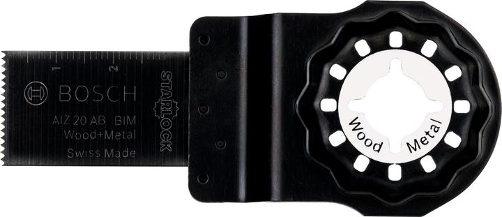 Bosch Zubehör Tauchsägeblatt AIZ 20 AB, Starlock BIM, Wood and Metal, 20 x 30 mm