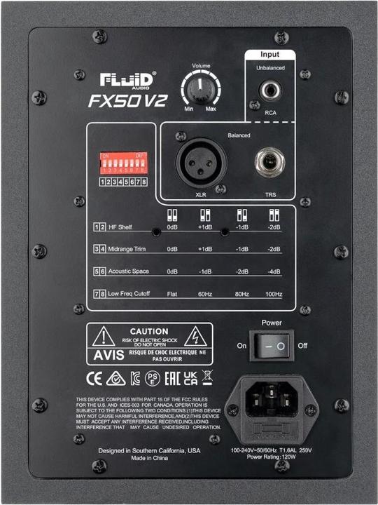 Produktbild Fluid Audio FX50 V2 - Aktywny monitor studyjny (Aktiv, 1 Stk.)