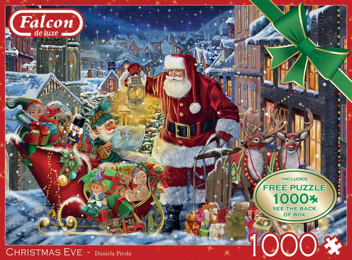 Actual product image Falcon Christmas Eve Puzzle, 2 x 1000 pieces (1000 pieces)