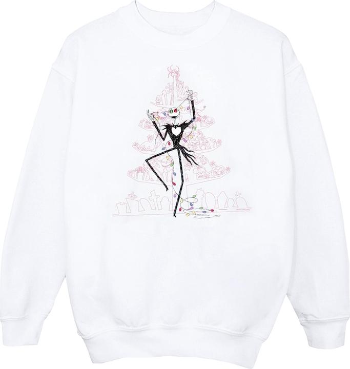 Disney The Nightmare Before Christmas Tree Pink Sweatshirt (4XL)