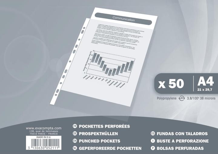 Produktbild Exacompta Hüllen und Taschen (A4, 50 x)