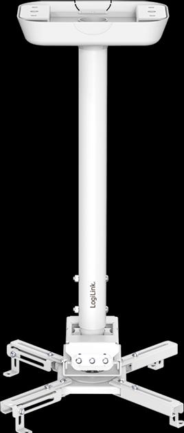 Actual product image LogiLink beamer bracket arm length 595-895 mm white (Ceiling)