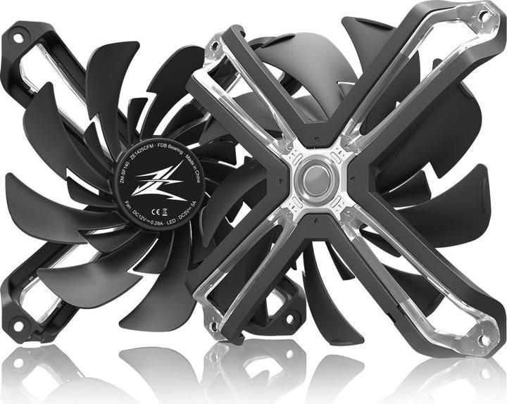 Immagine prodotto Zalman ZM-SF140 Componente di raffreddamento del computer per ventola del case del computer 14cm nero (140 mm, 1 x)
