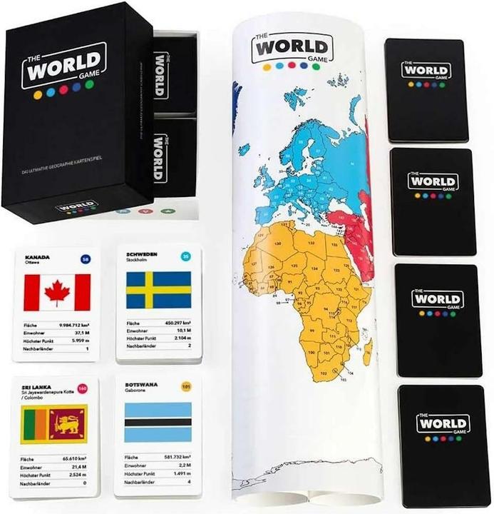 Produktbild The World Game Da ultimative Geographie Kartenspiel (Deutsch)