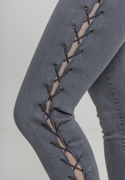 Immagine prodotto Urban Classics Ladies Denim Lace Up Skinny Pants (26)