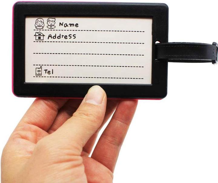 Produktbild Noya Kofferanhänger Gepäck-Etiketten Luggage Tag mit Adressschild - NOT YOUR BAG (4er Set) (Schlösser & Anhänger)