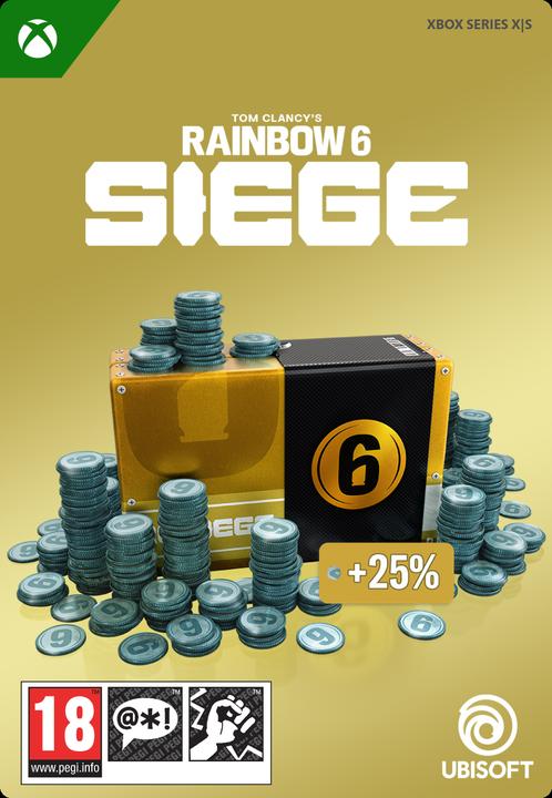 Actual product image Microsoft XBOX Tom Clancys Rainbow Six Siege 15,000 R6 Credits Download Code (Windows)
