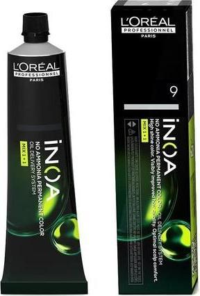 Produktbild L'Oréal Professionnel L’Oréal Professionnel Inoa No Ammonia Permanent Color 9 60g (9 Very Light Blonde)