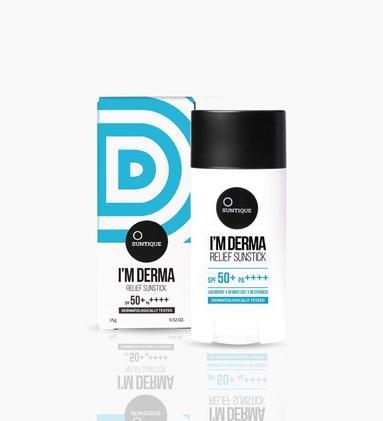 Immagine prodotto Suntique I'M DERMA Relief Sunstick SPF50+ (Stick solare, Crema solare viso, SPF 50+, 15 g)