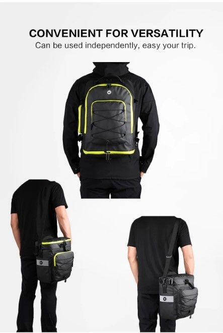 Image du produit Rhinowalk Sacoche à vélo 3en1 (75 l, Sacoches)