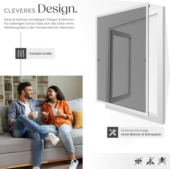 Actual product image tectake Fly screen (120 x 140 cm)