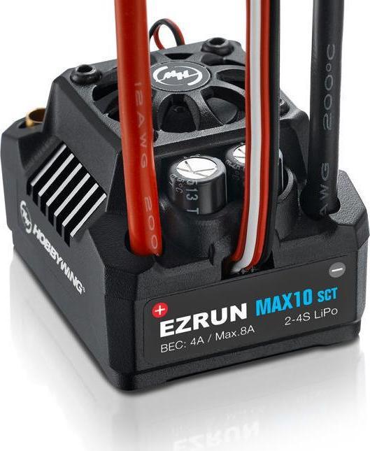 Produktbild Hobbywing Ezrun Regler MAX10SCT 120A BEC 4A 2-4s WP