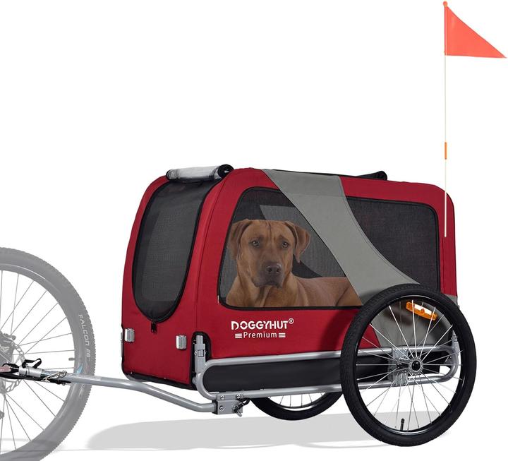 Tiggo Premium XL Hundefahrradanhänger bis 45 kg