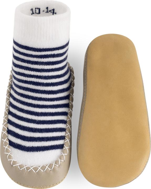 Actual product image Globe Hüttenfinken Stripes Gr. 10-14 Dunkelblau/Weiss (12, 13, 14)