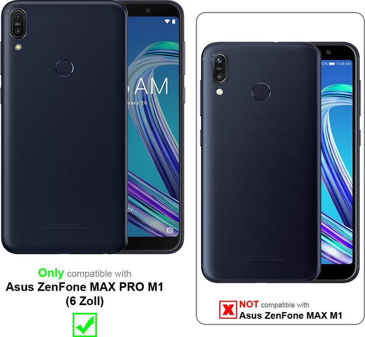 Image du produit Cadorabo Coque pour Asus ZenFone MAX PRO M1 (6 Zoll) universel avec Clip (Asus Zenfone Max Pro (M1))