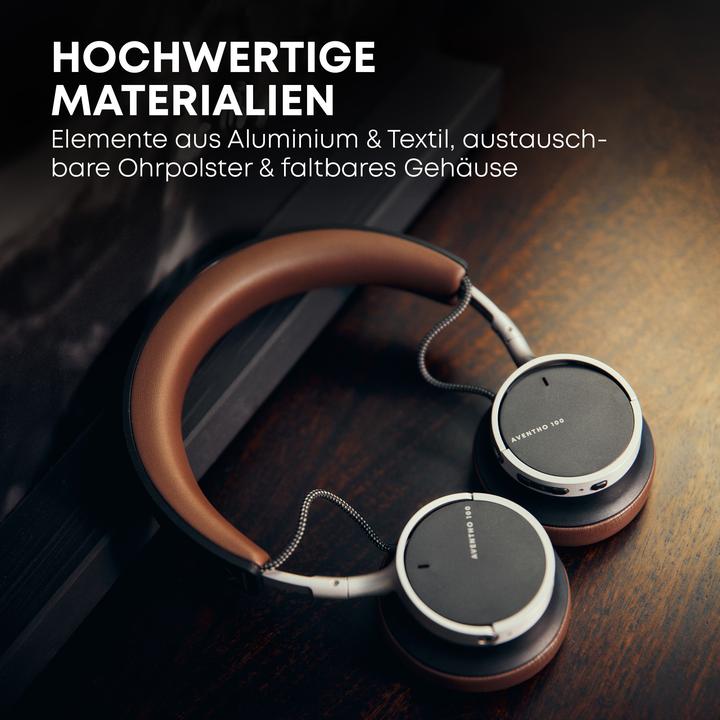 Actual product image Beyerdynamic True Wireless Ohrhörer Bluetooth On-Ear-Kopfhörer "AVENTHO 100", Creme (ANC, 60 h, Wireless)