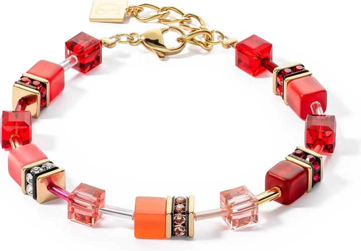 Coeur de Lion GeoCube Iconic Armband (21.50 cm, Edelstahl)