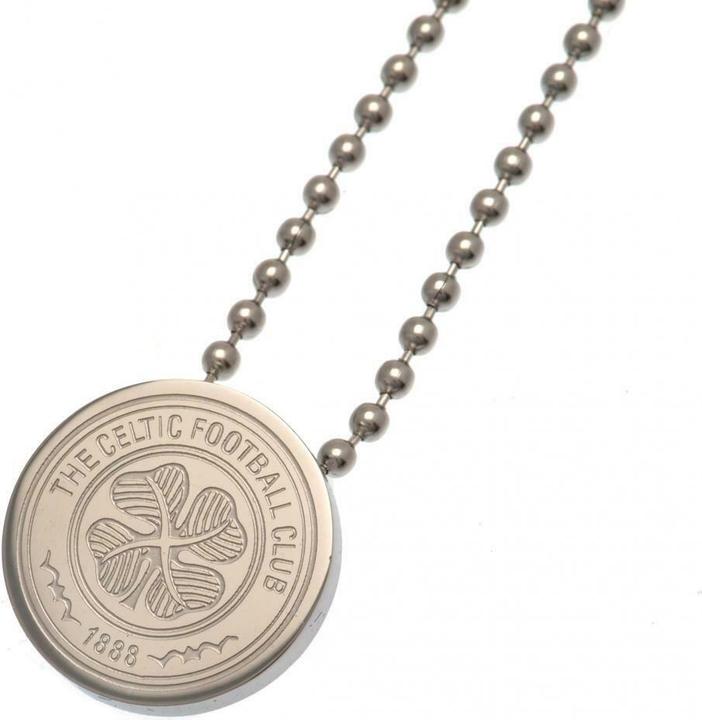 Produktbild Celtic FC Wappen Halskette mit Anhänger Edelstahl (100% synthetisches Material)