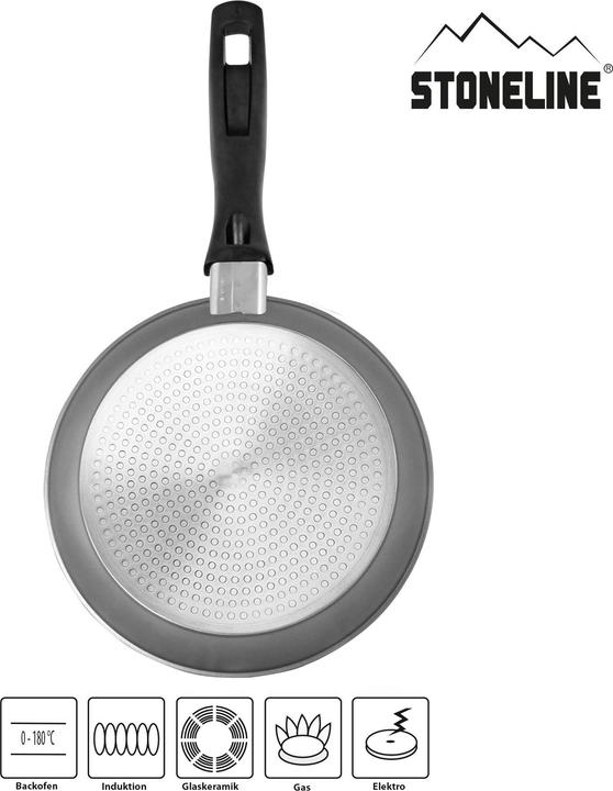 Produktbild Stoneline 6882 Frying Pan Set, 3 pans: 16 cm, 20 cm, 24 cm (24 cm, Pfannenset + Topfset, Aluminium)