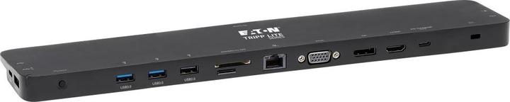 Produktbild Eaton USB-C Dock Triple Display 4K HDMI & DP VGA USB 3.2 Gen 1 USB-A/C Hub GbE 100W PD Cha (USB-C, 3 Ports)
