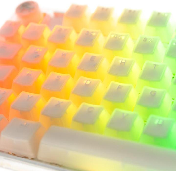 Image du produit Ducky One 3 Aura White TKL Clavier de jeu, RGB LED - MX-Red (DE, Filaire)