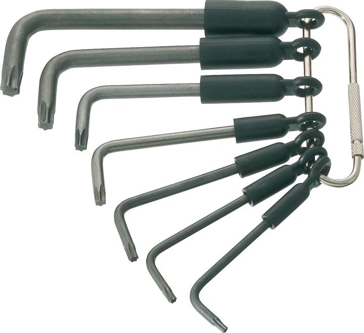 Produktbild HAZET Winkelschraubendreher Satz 2115-T/7R ∙ Innen TORX Profil ∙ T8 ∙ T10 ∙ T15 ∙ T20 ∙ T25 ∙ T30 … (T-profil)