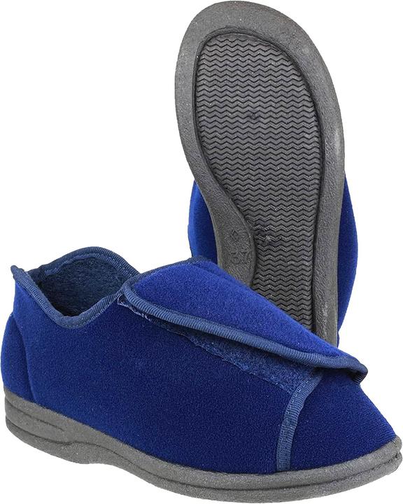 Actual product image Mirak Fife slippers with velcro fastening (41)