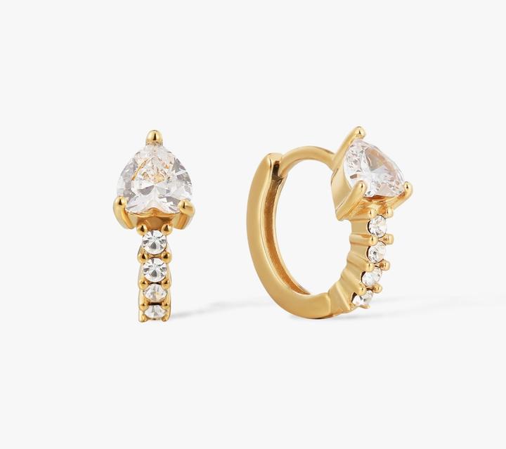 Image du produit Sensora Jewelry Boucles d'oreilles Pavé Triangle (Acier inoxydable)