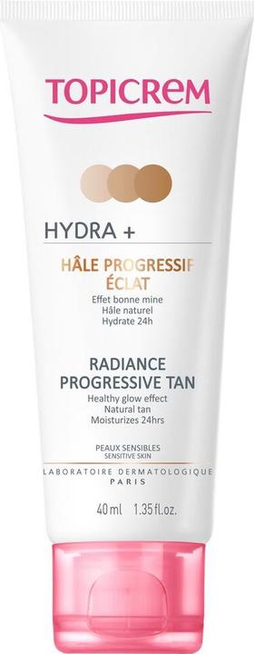 Actual product image Topicrem HYDRA+ Radiance Progressive Tan (Self tanning foam, 40 ml)