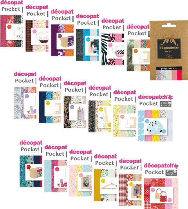 Produktbild Décopatch Decopatch-Papier Nr. 2, 5 Blatt (20 g/m², 5 x)