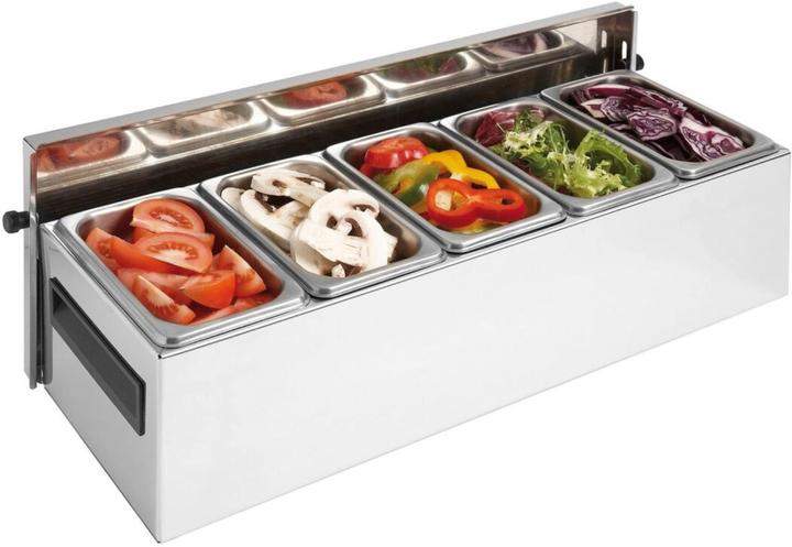 Image du produit Matfer Bourgeat Condibox M. 5 récipients Gn 1/9