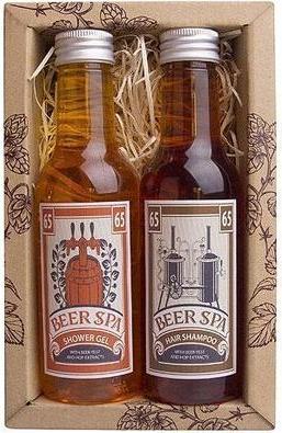 Immagine prodotto Dovanų Dovana Set di cosmetici termali da regalare alla birra - Gel doccia, Shampoo (Set per la cura dei capelli)