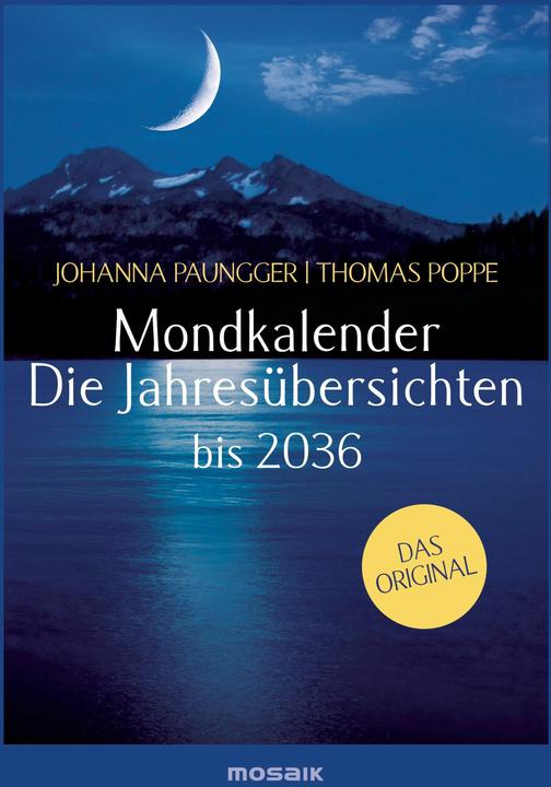 Produktbild Mondkalender - Die Jahresübersichten (A4, Deutsch)