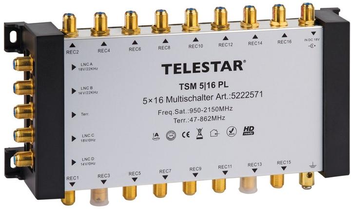Produktbild Telestar TSM 5/16 Premium Line (Multischalter)