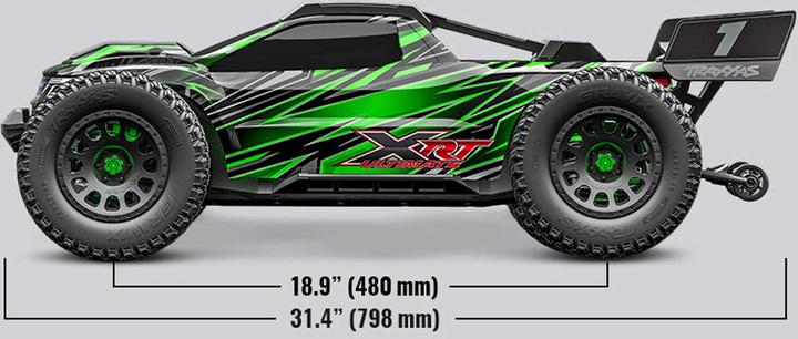 Immagine prodotto Traxxas Xrt Ultimate 4x4 Vxl Blue 1/7 Race-Truck Rtr Brushless Senza Batteria E Caricatore (V Limitata) (RTR pronto all'uso)
