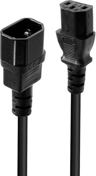 Actual product image Lindy IEC power cable C14 to IEC C13 (1 m)