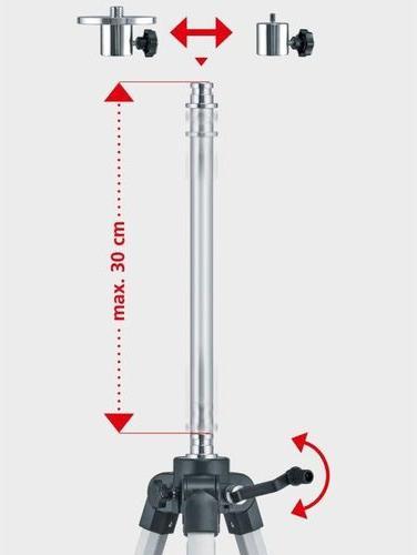 Actual product image Laserliner Crank tripod (Metal)