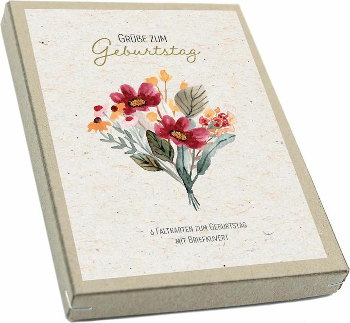 Produktbild Kartenbox - Grüsse zum Geburtstag (1 Stk.)