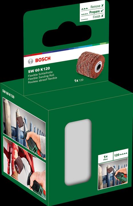 Actual product image Bosch Home & Garden Flexible sanding roller SW 60 K120 for PRR 250 ES and Texoro (120)