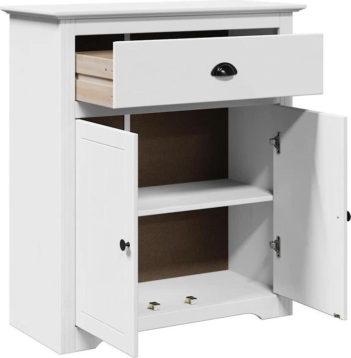Produktbild VidaXL Flurschrank BODO Weiss 80x35x90 cm Flurmöbel Schrank Wohnzimmerschrank (80 x 35 x 90 cm)