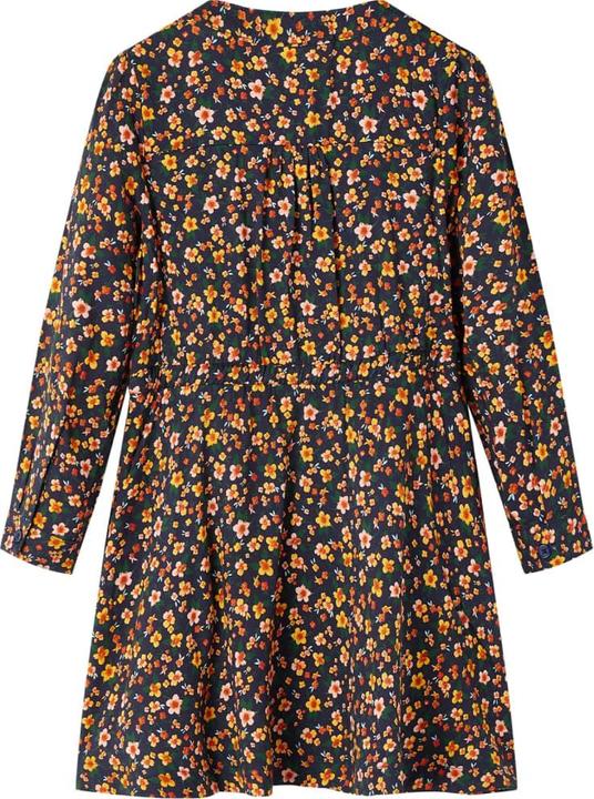 Produktbild VidaXL Kinderkleid mit Langen Ärmeln Marineblau 128,Material: 100 (128)