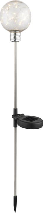 Image du produit Globo Lampe Solaire En Acier Inoxydable, 20xled (IP44)